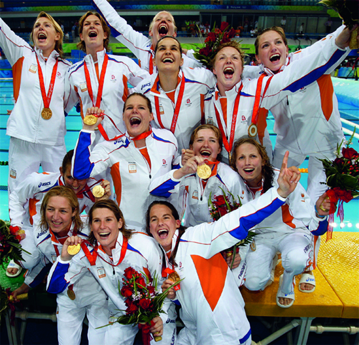 Waterpolodames olympisch goud